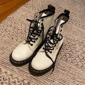 Dr. Martens Women's 1460 Smooth Leather Combat Boots